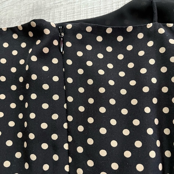 J. Crew Blouson Silk dress in polka dot Size 4 - Picture 11 of 11